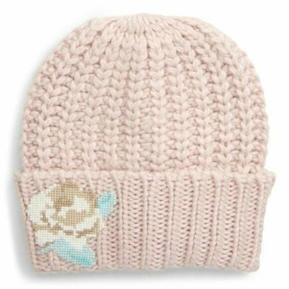 Free People Accessories - Free People NWT Blush Pink Everything Rosie Beanie